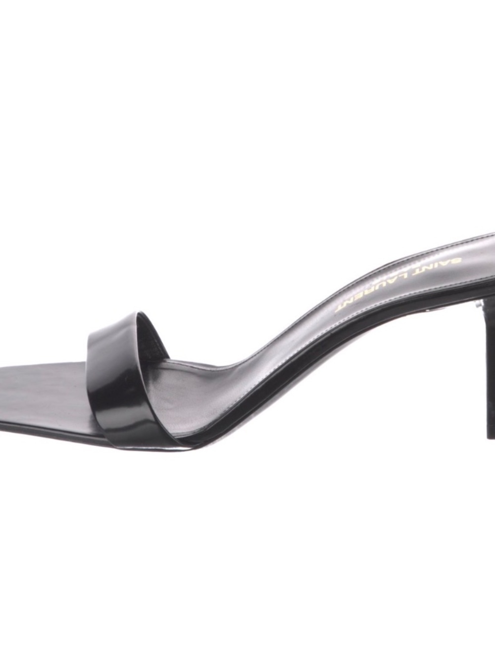 Saint Laurent Leather Heel Slides - Picture 4 of 4